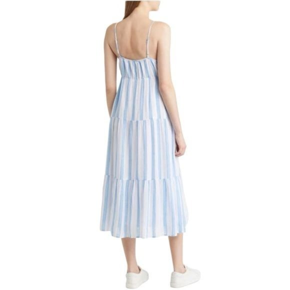 New RAILS Avril Stripe Tiered Sundress In Gibson Stripe Size S - Picture 4 of 11